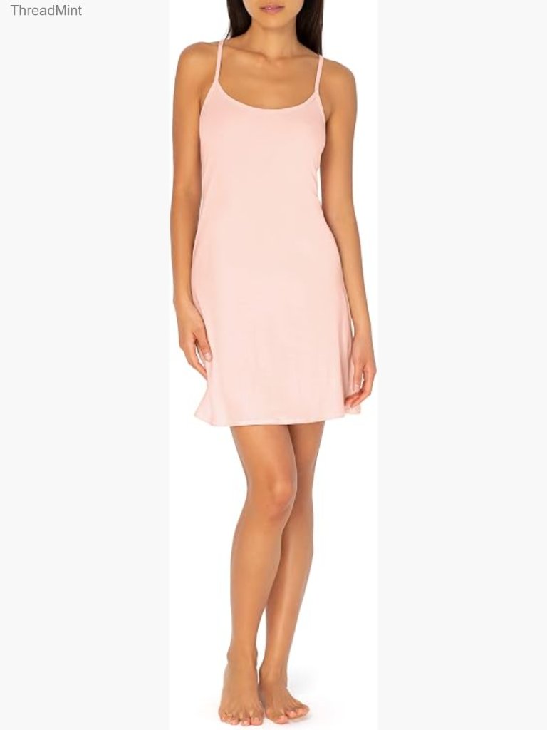 Sheer Mesh Chemise Slip Dress Spaghetti Straps